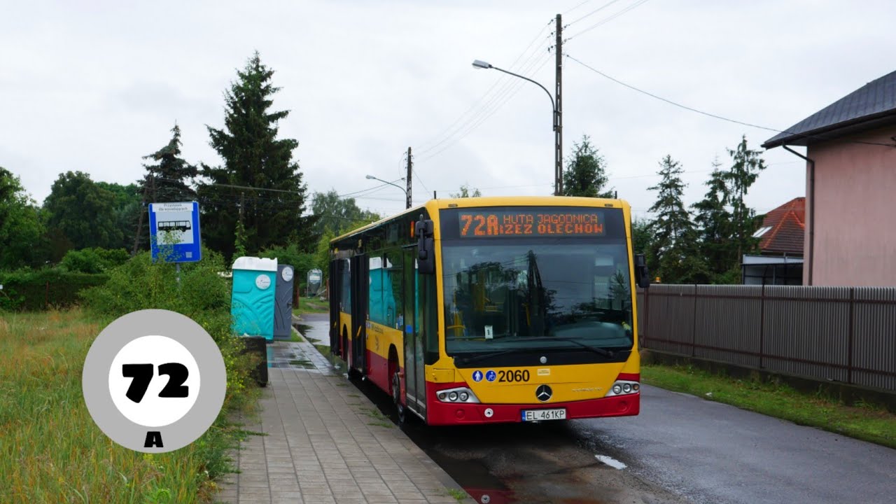 MPK Łódź linia 72A Huta Jagodnica - Janów - Mercedes Conecto #2060