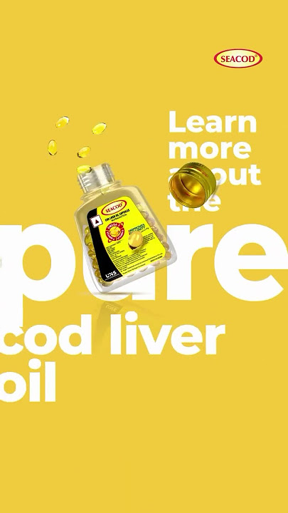 Seacod Capsules | Natural Goodness of Pure Cod Liver Oil | Immunity Booster