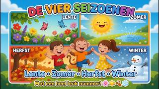 Seizoenen Leren Voor Peuters U0026 Kleuters  Lente Zomer Herfst Winter  Met Aapje Apie Sam U0026 Lotte