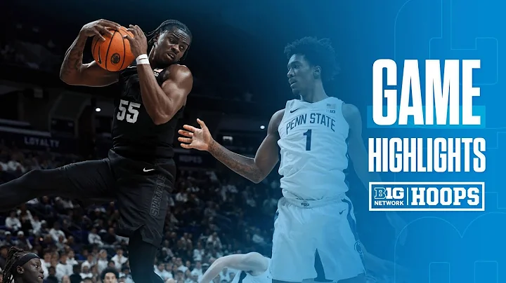 Michigan State at Penn State | HIGHLIGHTS | Big Ten Men's Basketball | 12/13/2025