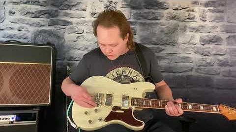 Fender Parallel Universe Vol. II Uptown Strat Mahogany Neck Electric Guitar Static White