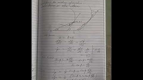 Pedal & Polar form of radius of curvature