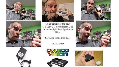 ColUSB - a new USB Power adapter for the Colecovision! YES!