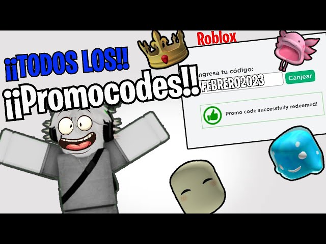 Todos los Promocodes (Codigos) en roblox FEBRERO 2023😍🥰 