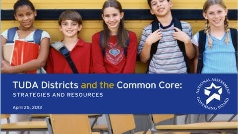 TUDA Districts and the Common Core: Strategies and Resources