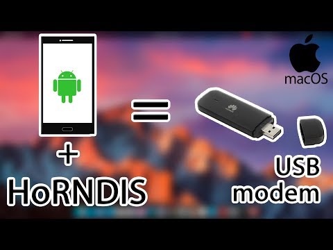 HoRNDIS Android смартфон как USB модем в MacOSX | андроид интернет макос