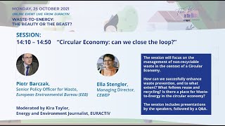 Circular Economy: can we close the loop - ESWET event