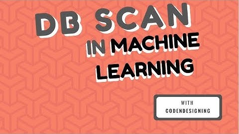 DBSCAN Algorithm |Machine Learning With Scikit-Learn Python