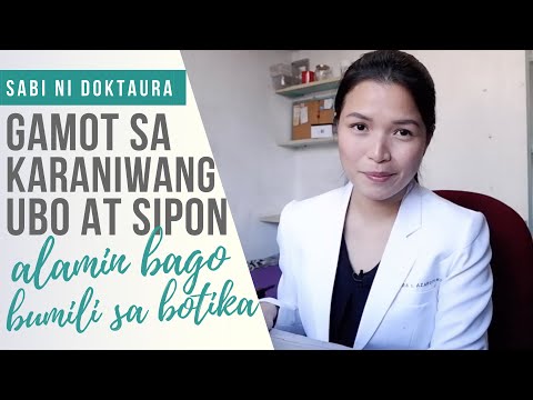 UBO AT SIPON - Mga Gamot na Hindi Kailangan ng Reseta