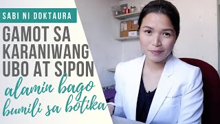 UBO AT SIPON - Mga Gamot na Hindi Kailangan ng Reseta