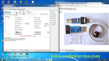 Hướng dẫn sử dụng mạch nạp USBisp, phần mềm progisp và thiết lập puse bit - www.codientuvina.com