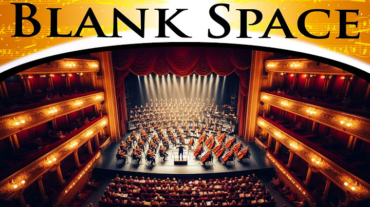 Blank Space Orchestral version - Orchestral performance video thumbnail