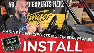INSTALL: Stinger SPXM1 Marine Radio in a Polaris RZR SxS | Weatherproof Powersports Media Player