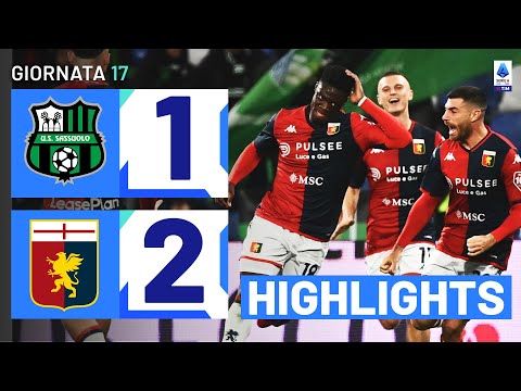 SASSUOLO-GENOA 1-2 | HIGHLIGHTS | 17ª GIORNATA | SERIE A TIM 2023/24