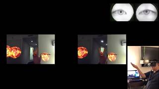 SIGGRAPH 2018 demo video - Varifocal video pass-through AR