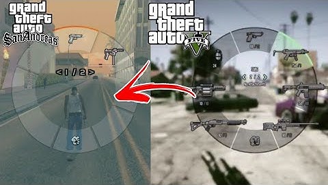 GTA SAN GTA 5 WEAPON  WHEEL MOD