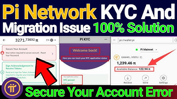 Pi Network Secure Your Account Reset Password/ KYC Verification and Balance Migration 100% Solution