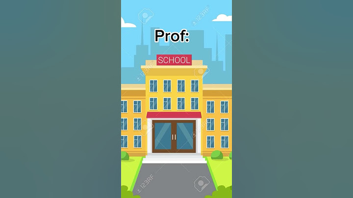 Prof VS studenti