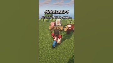 MINECRAFT Horse Carts Mod...