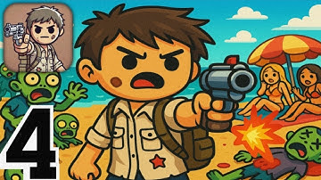 Dead Lands: Zombie Survival -Gameplay Walkthrough Part 2 Buying Nailgun (iOS, Android)