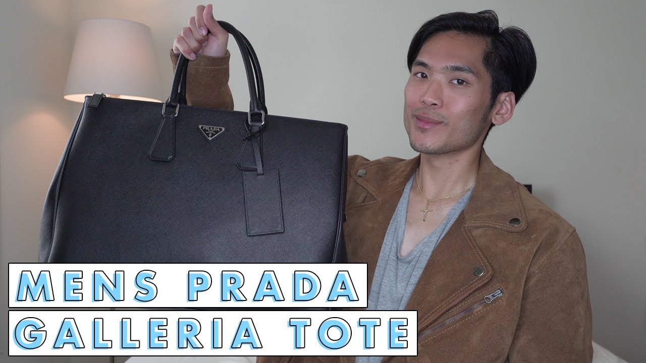 Shop PRADA GALLERIA Men's Bags