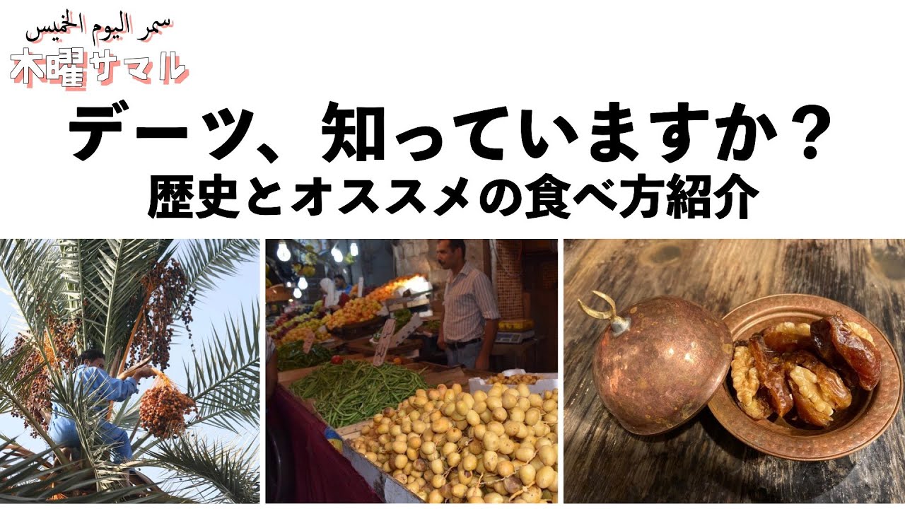 デーツ、知っていますか？〜砂漠の奇跡の果実、デーツの魅力とその楽しみ方に迫る!!〜