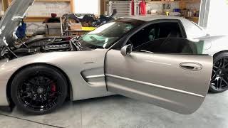 Corvette ZO6 Cammed Exhaust Clip with American Racing headers, QTP cutouts and Titanium Exhaust!!