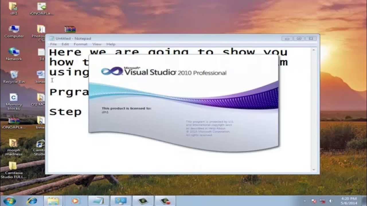 How to Run Binary Tree OpenGL Program in Computer Graphics Using Visual