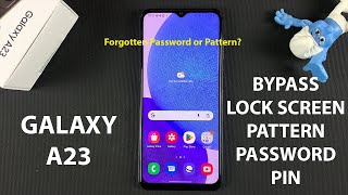 How To Remove Forgotten Lock Screen Pattern, PIN or Password In Samsung Galaxy A23 screenshot 3