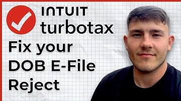 How to fix your date of birth e file reject TurboTax (2025 Guide)