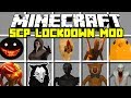 Minecraft SCP LOCKDOWN MOD / SCP 096, SCP 173, 106, SCP 087!! Minecraft Mods