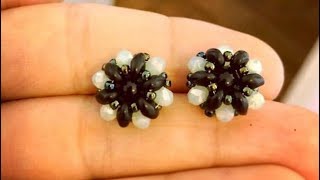 Beaded SuperDuo Earrings - DIY Tutorial