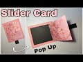 Slider pop up card  diy interactive cards  scrapbookexplosion box