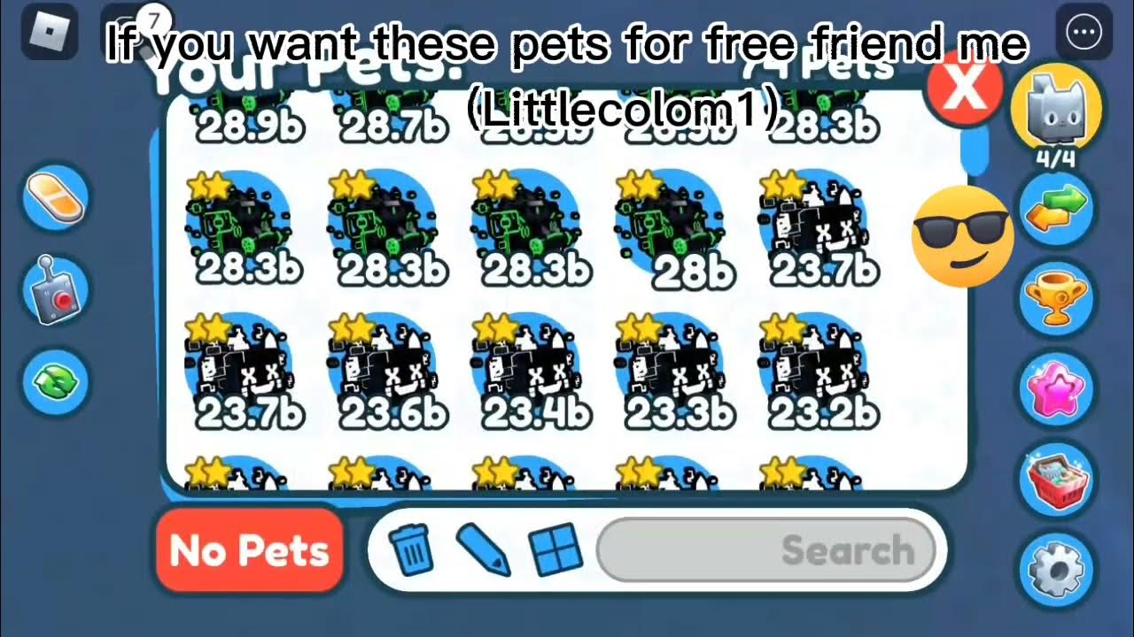 free pets pet simulator x YouTube