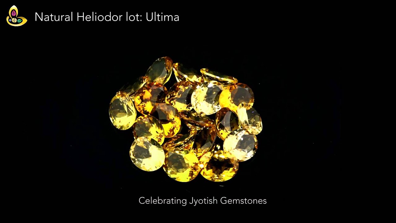 Best Quality Heliodor Yellow Beryl Oval Gemstones Ultima