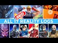 ALL 17 Reality Logs from Jonesy (Season 6 Teasers, Alien, Flash, Tron, Street Fighter,...)