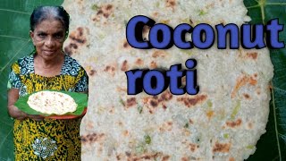 How to make pol roti. Coconut roti at home - village food - sinhala