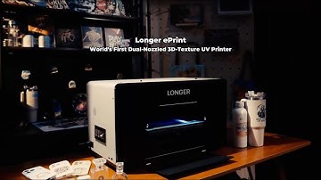 ePrint—The World’s First Dual-Nozzled 3D-Texture UV Printer #ePrint #UVPrinter #MadeWithLONGER