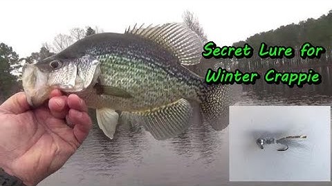 How to Catch Crappie in January ,Tips,Location and lures/ How to catch winter crappie on hair jigs