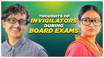 Thoughts Of Exam Invigilators During Board Exams || Captain Nick