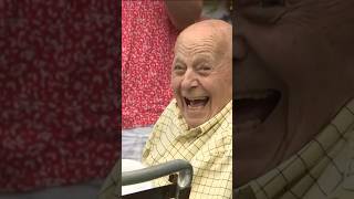 World War II veteran turns 100, enjoys birthday celebration. #shorts