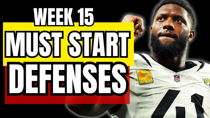 These Defenses Will DOMINATE Week 15 Of Fantasy Football!