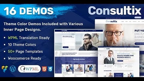 Consultix Theme Installation Tutorial