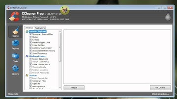 Ccleaner free: Disable System Monitoring and active Monitoring