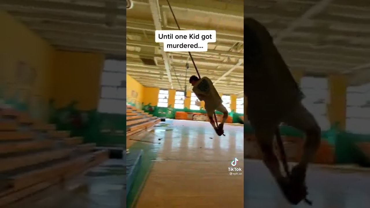 Abandoned School Once Famous For Basketball