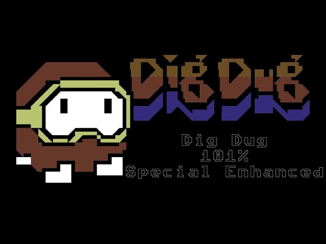 Classic C64's Dig Dug gets special enhanced version by Hokuto