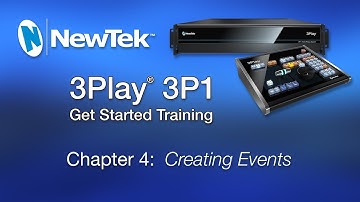3Play 3P1 Get Started Training Chapter 4 - Creating Events