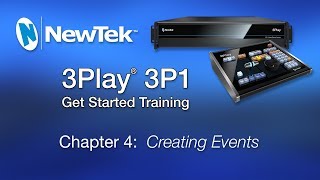 3Play 3P1 Get Started Training Chapter 4 - Creating Events Profile