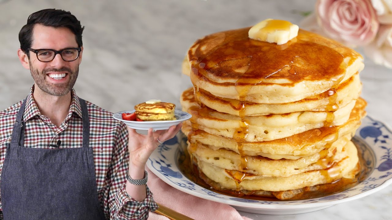 FLUFFY Pancakes Recipe