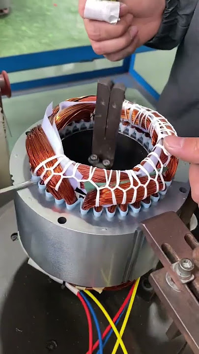 Three-phase asynchronous motor winding #motor #winding #threephasemotor